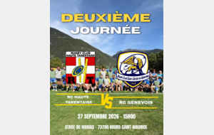 2ème Match à domicile Dimanche 27 septembre à 15h
